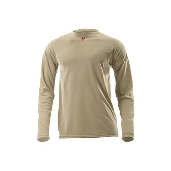 National Safety Apparel DRIFIRE Lightweight Long Sleeve FR T-Shirt, M, Desert Sand, DF2-CM-446LS-DS-MD - main